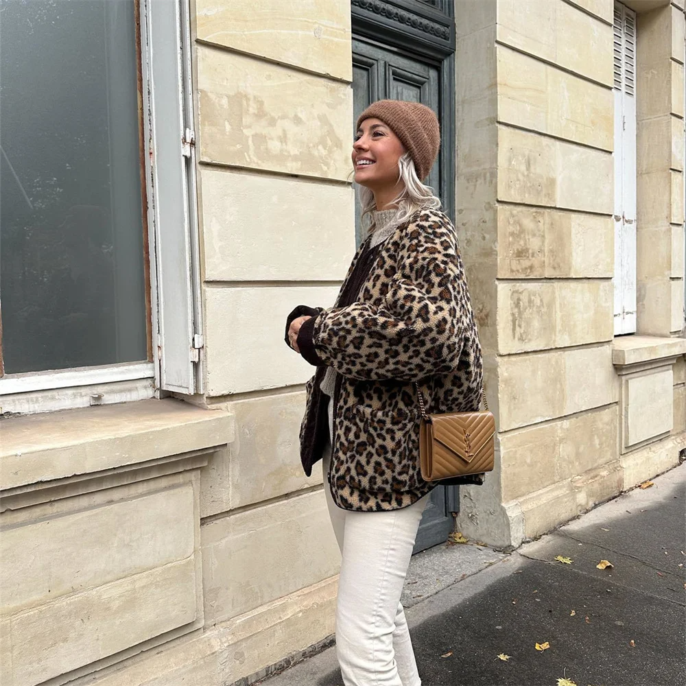 Franca | Jacke mit Leopardenprint