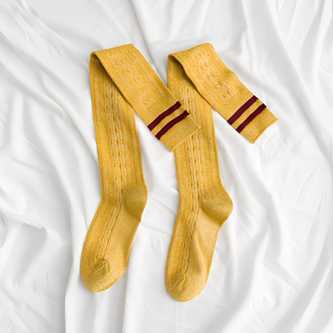 Zella - Stilvolle Damen-Overkneesocken