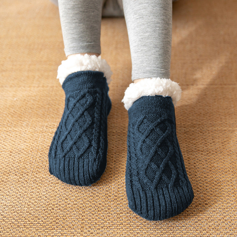 Raquel - Kuschelige, rutschfeste Damenplüschsocken für den Winter