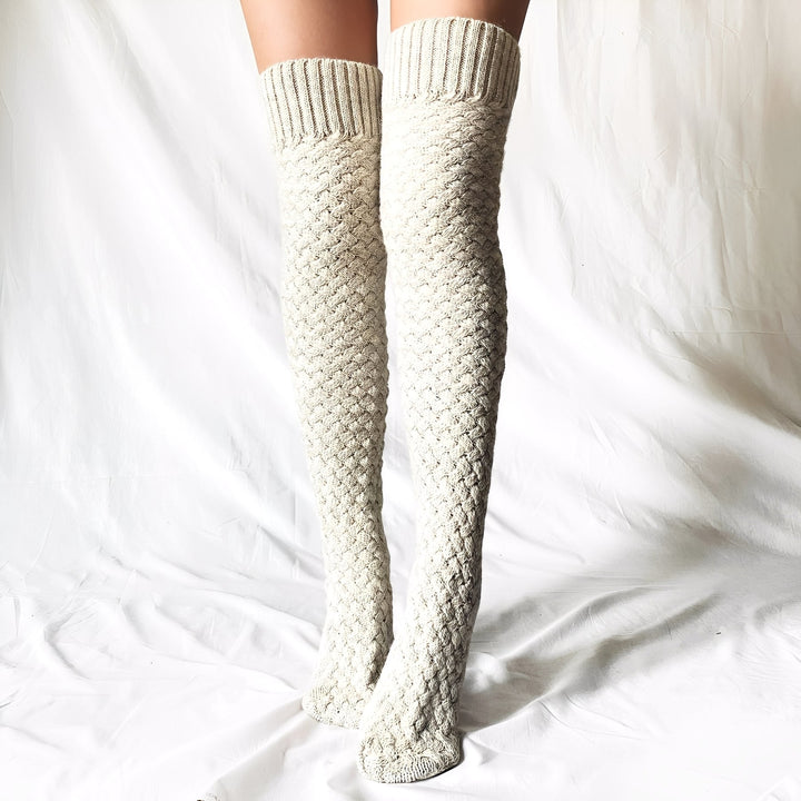 Madeline - Warme, dicke Overknee-Socken für Damen