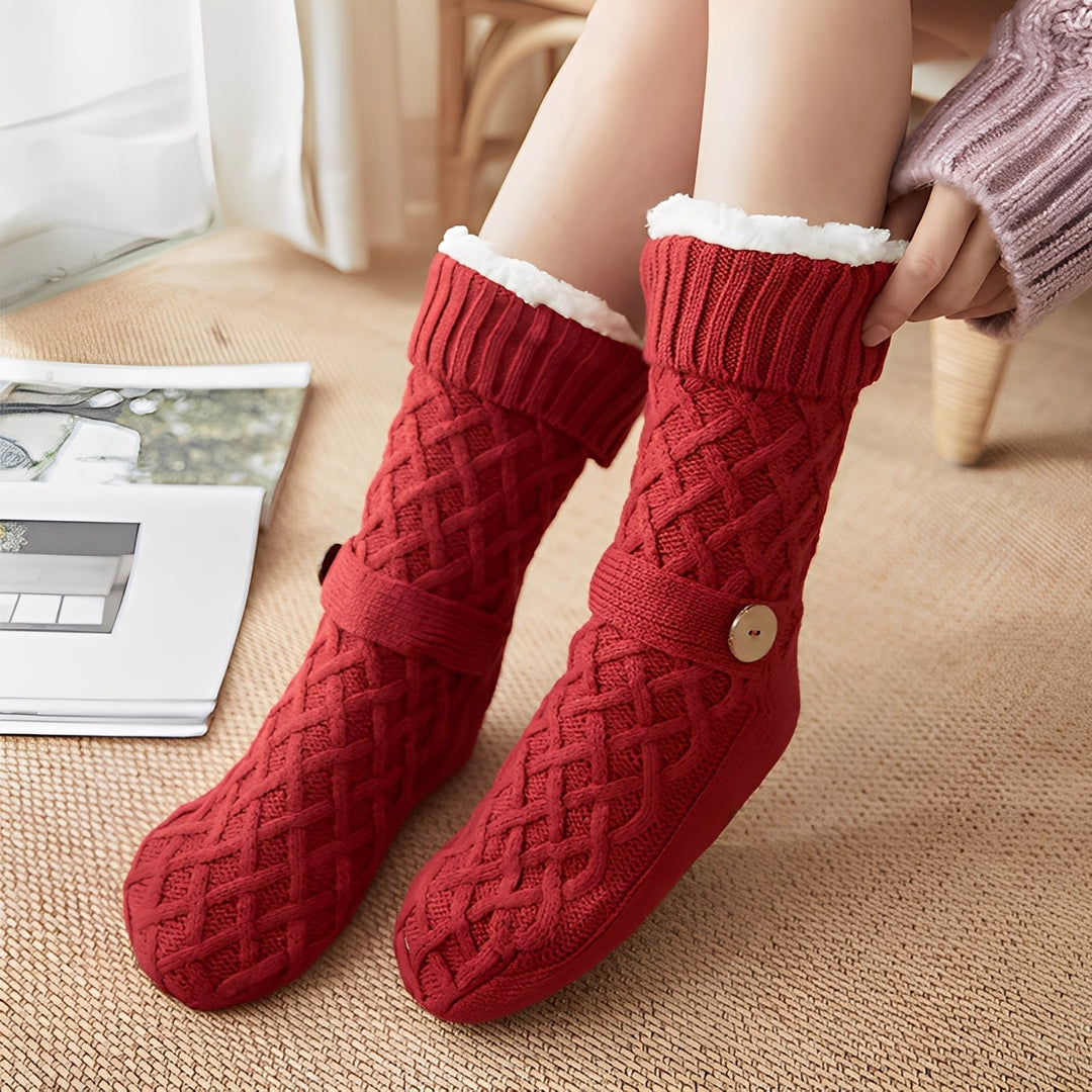 Lavina - Elegante Wollsocken mit Fleece-Futter für Damen