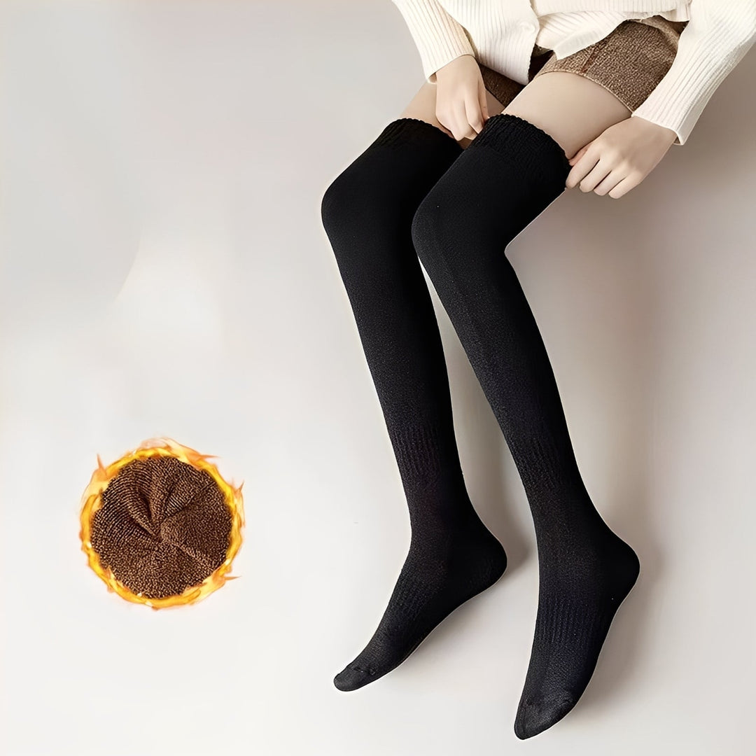 Shirlee - Trendige, warme, dicke Overknee-Socken
