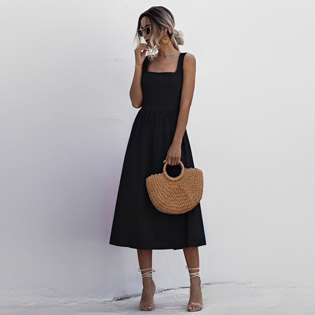 Lenna - Elegantes Sommerkleid ohne Ärmel für Frauen