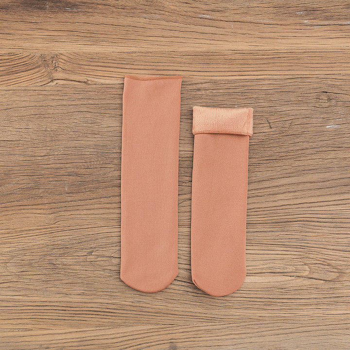 Gloria - Warme Samt-Schneesocken für Frauen