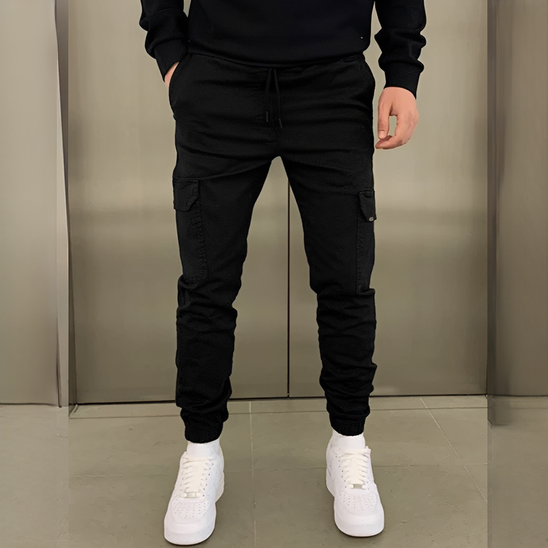 Khalid - Elastische Cargo-Hose für Herren