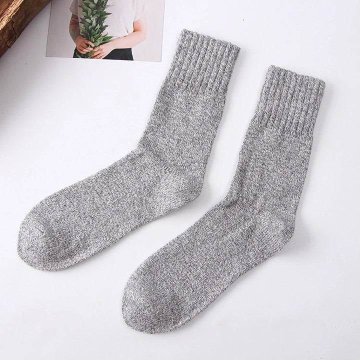 Jason - Warme Winter-Frottee-Wollsocken für Männer