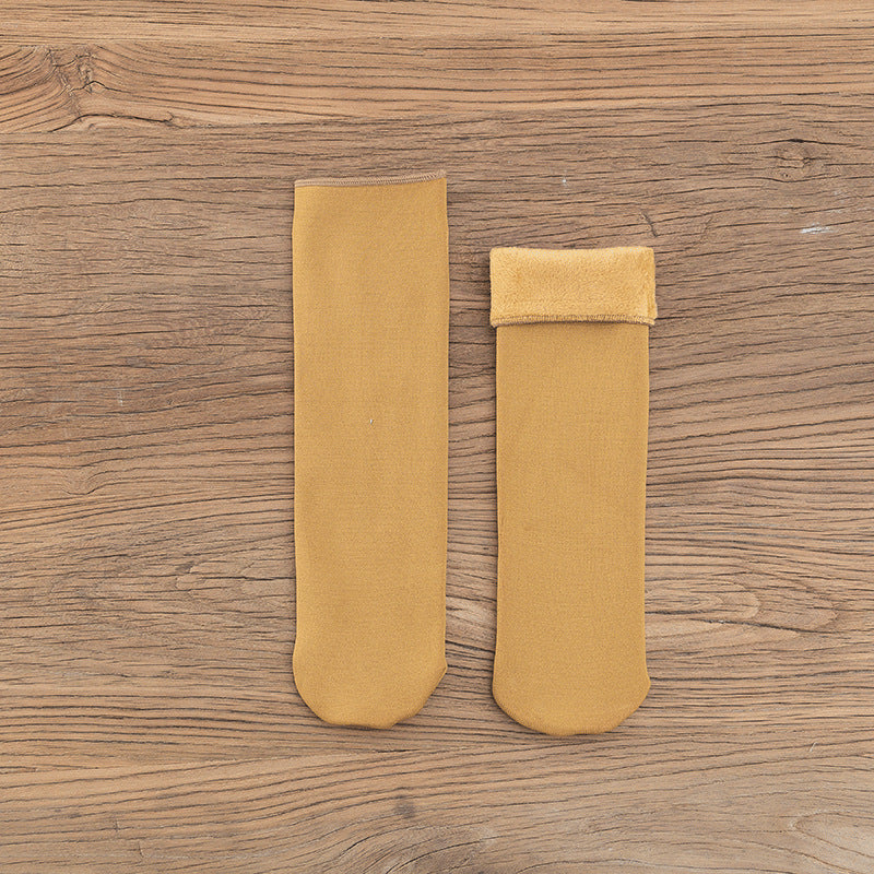 Gloria - Warme Samt-Schneesocken für Frauen