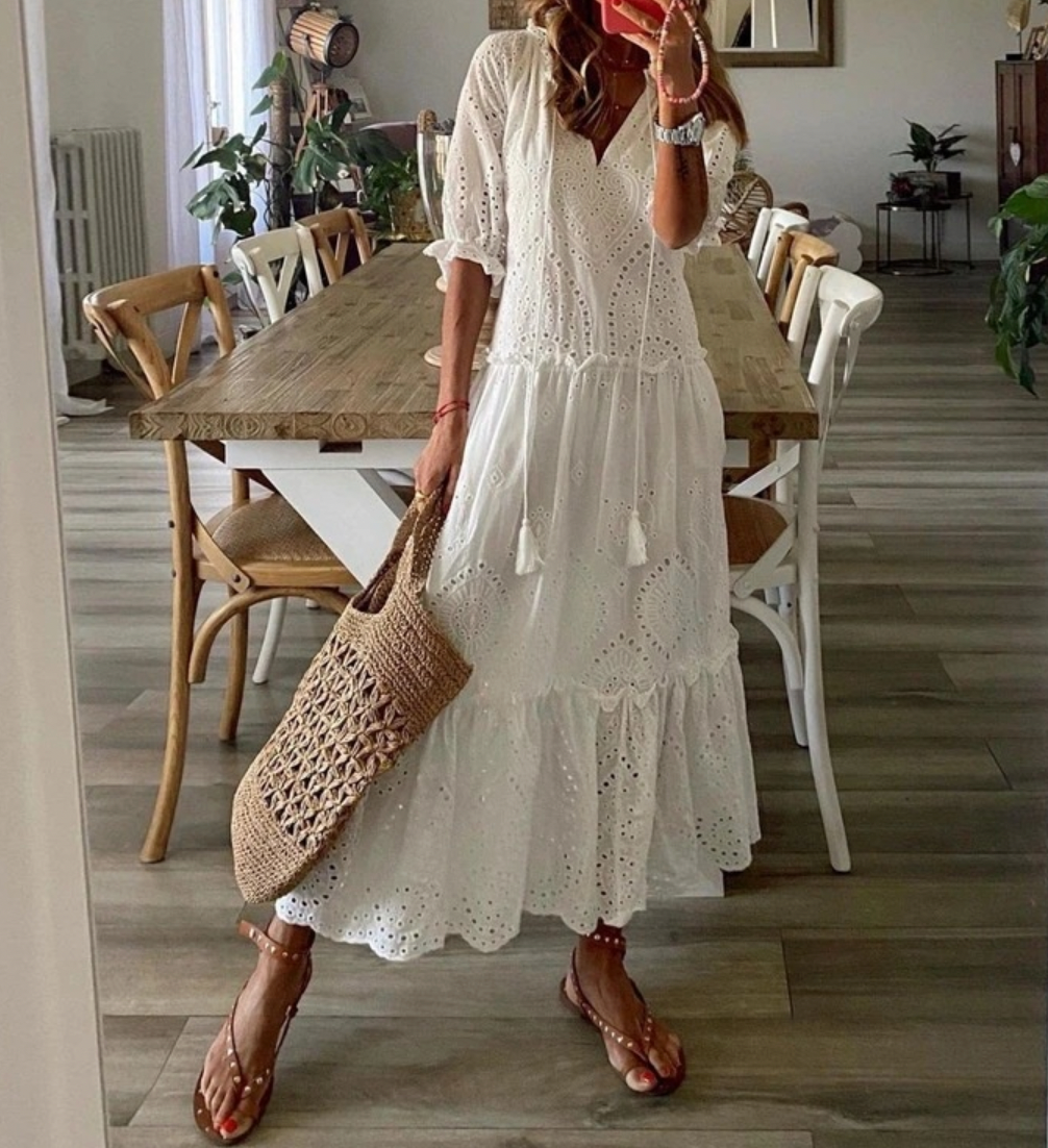Michelle - Maxikleid Tunika Sommerbrise