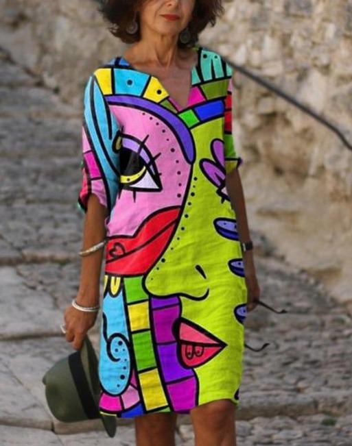 Imee - Leinenkleid mit Frischem Komfort