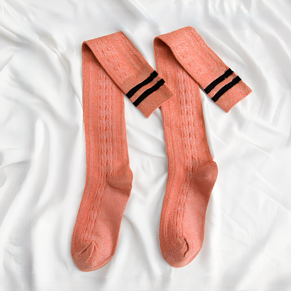 Zella - Stilvolle Damen-Overkneesocken