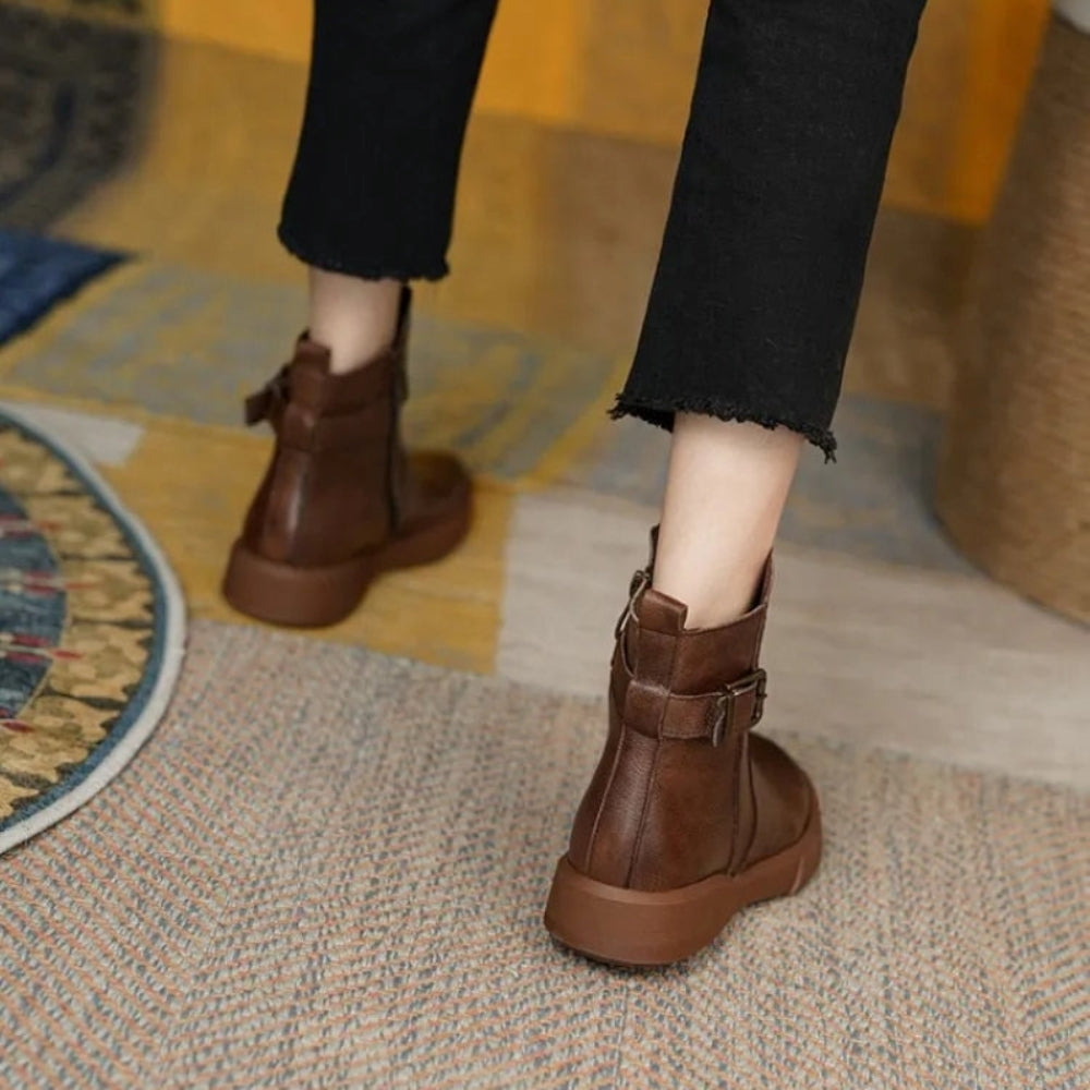 Belladonna - Vintage-Lederstiefel