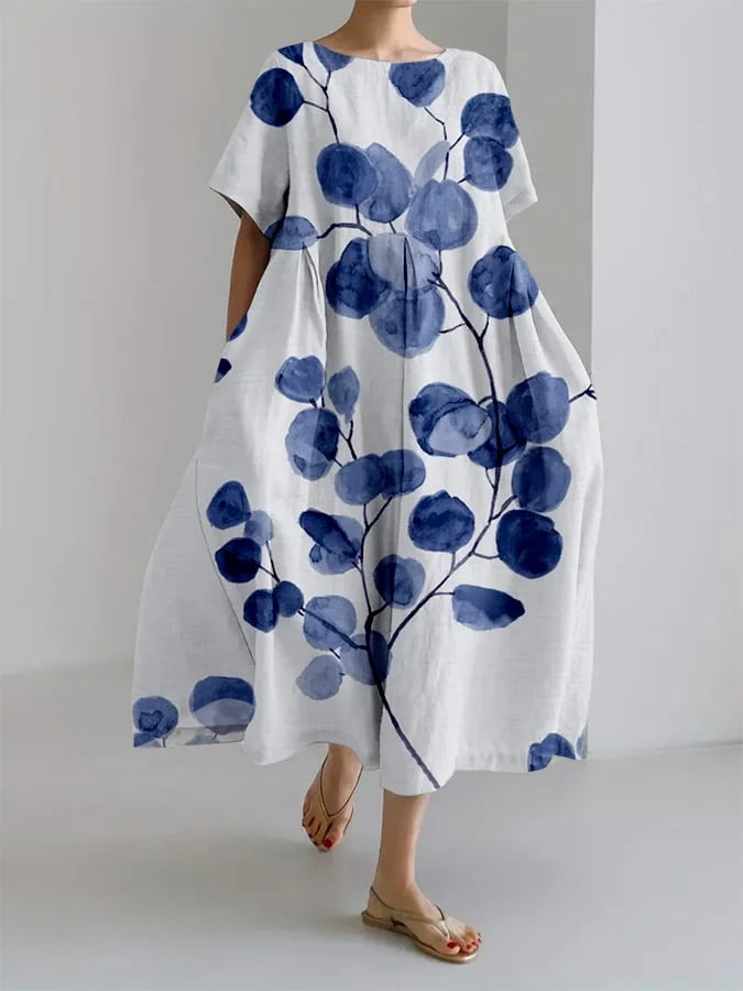 Mira - Boho-Kleid mit Retro-Blumen