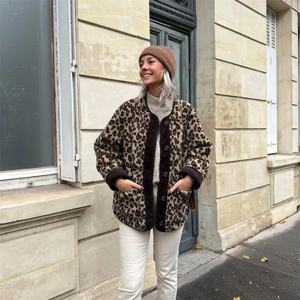 Franca | Jacke mit Leopardenprint