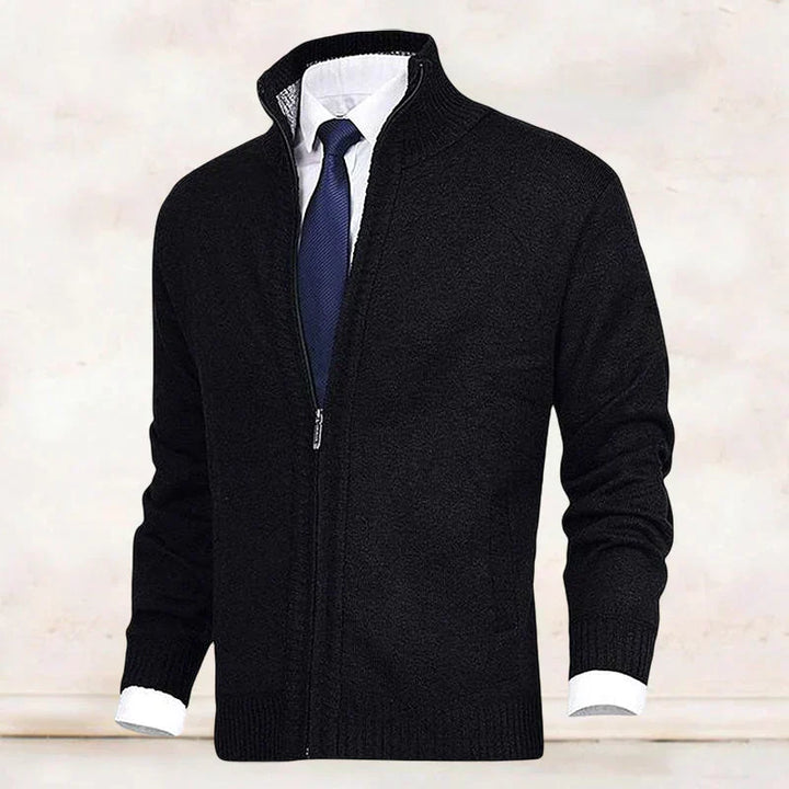 Saber – Strickjacke mit Stehkragen