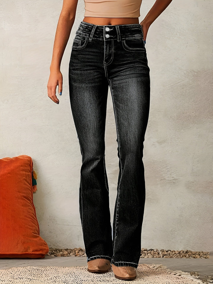 Neely - Bequeme Damenjeans mit hohem Bund