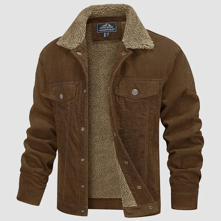 Leif - Strapazierfähige Cord-Jacke für den städtischen Look