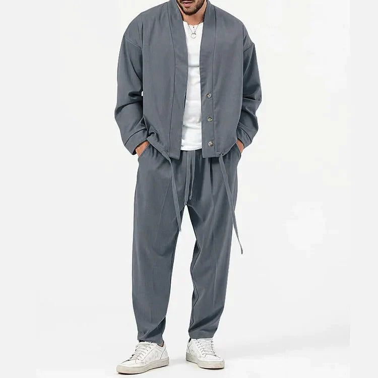 Garet - Blazer-Set mit Hose und Kordelzug