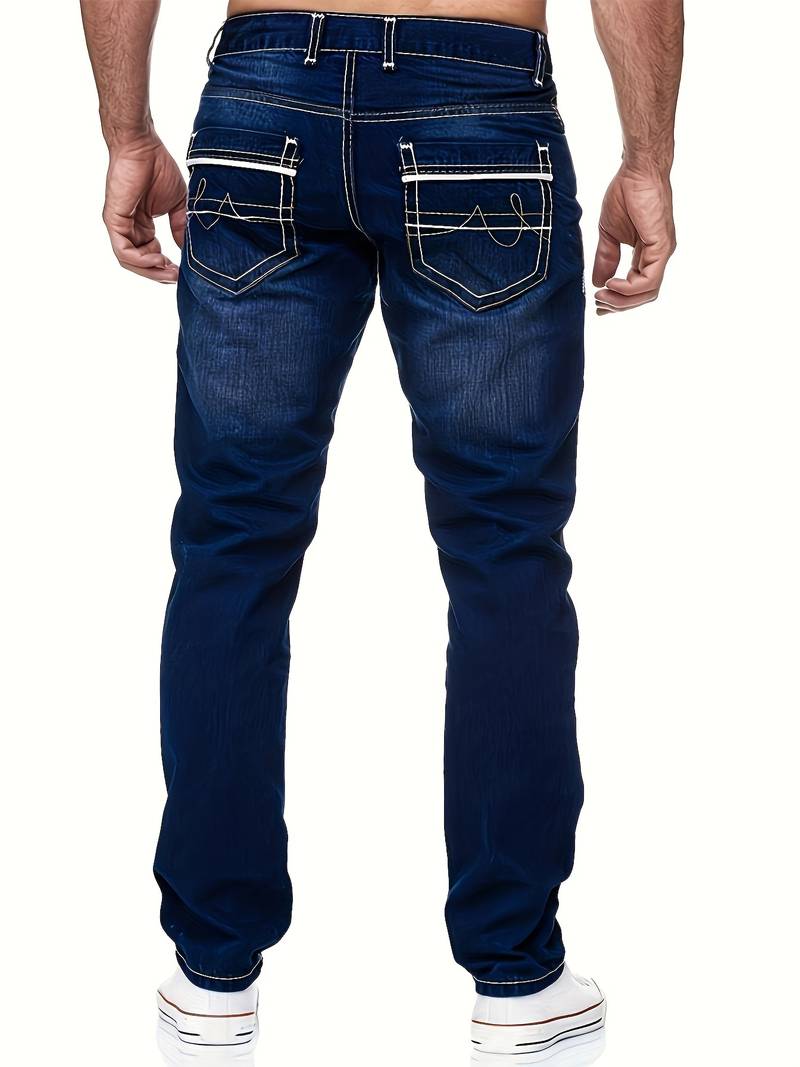 Griffin - Klassische Jeans in Robustem Denim