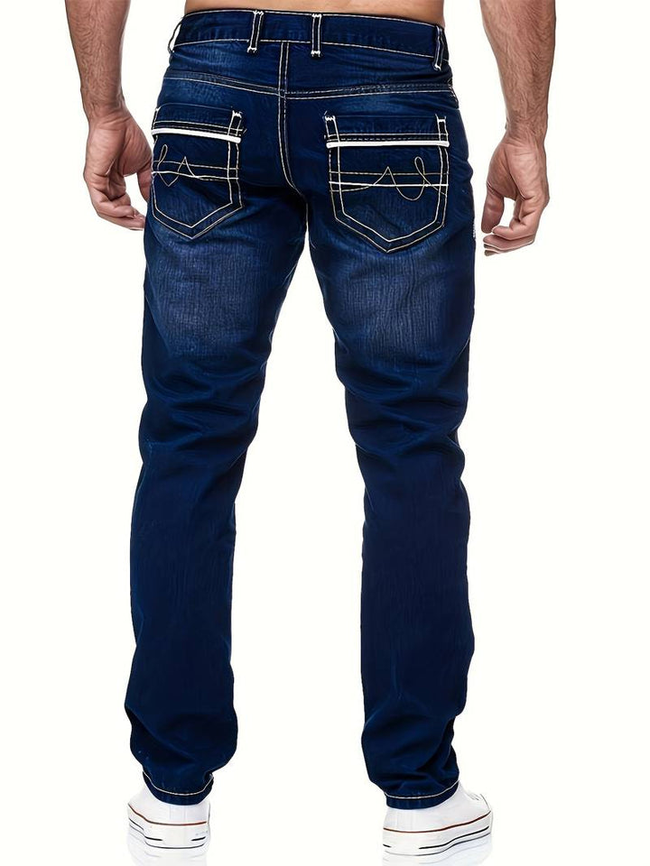 Griffin - Klassische Jeans in Robustem Denim