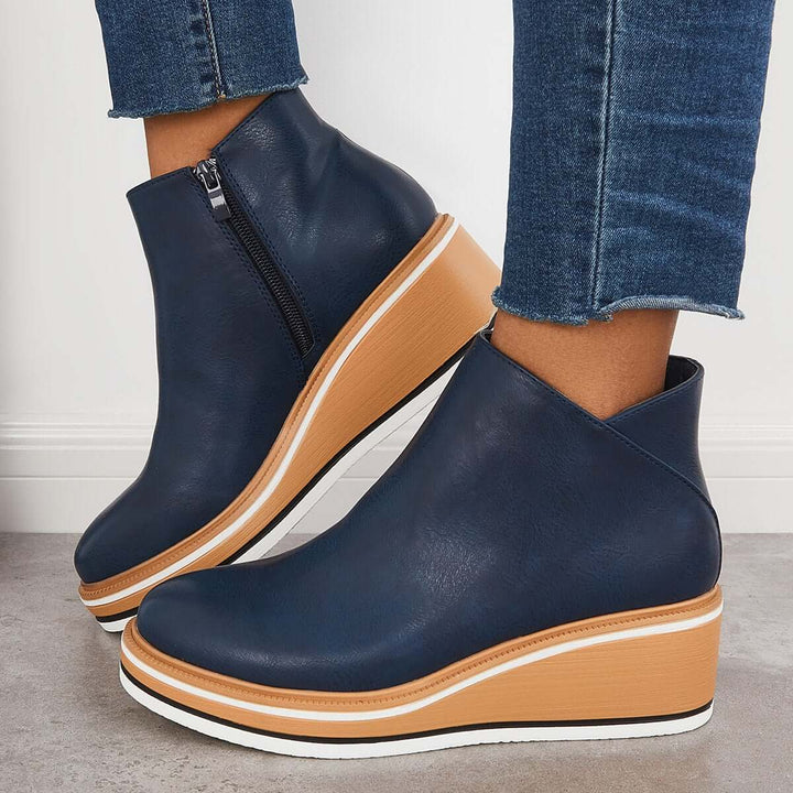 Nikkole - Bequeme Damenstiefel aus Leder
