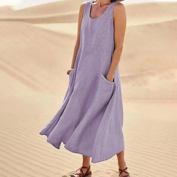 Thora - Gemütliches Leinenkleid