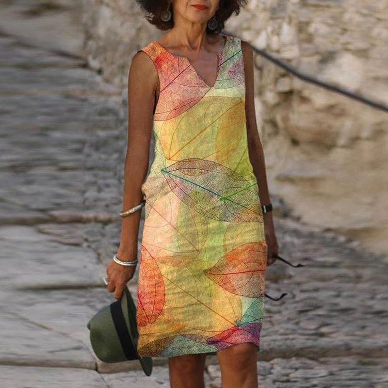 Roxy - Elegantes Kleid mit leuchtenden Farben