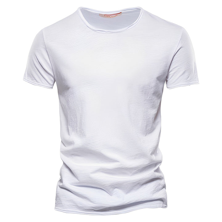 Roderick - Bequemes Herren-T-Shirt aus Baumwolle mit kurzen Ärmeln
