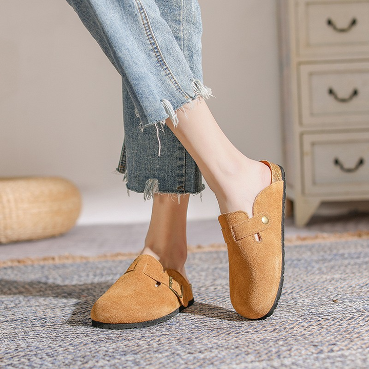 Davina - Unisex-Wildleder-Loafer im traditionellen Design