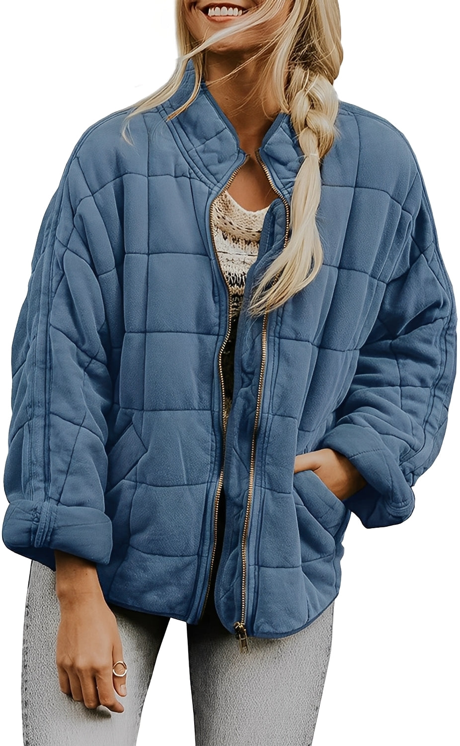 Mikaela - Warme Oversize-Jacke für Damen