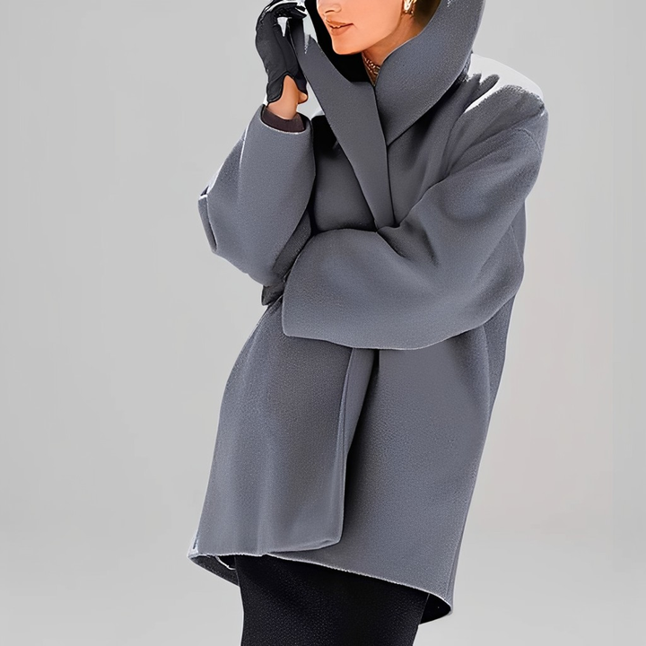 Natalia - Moderne, leger geschnittene Damen-Wolljacke