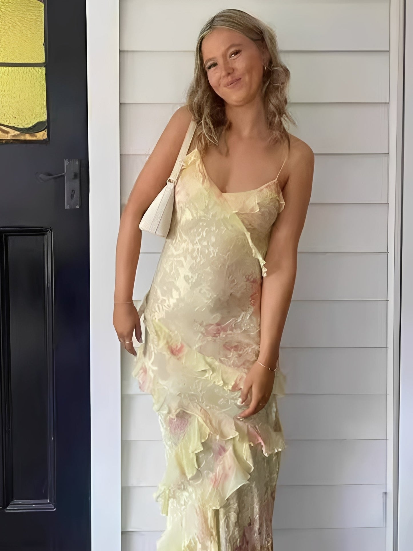 Angela - Elegantes Damen-Maxikleid mit Rückenausschnitt