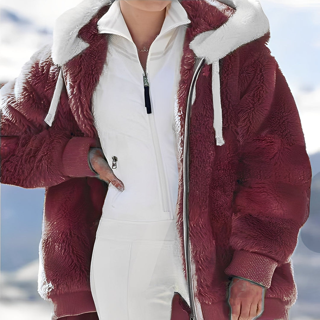 Regan - Locker geschnittene, warme Fleecejacke für Damen