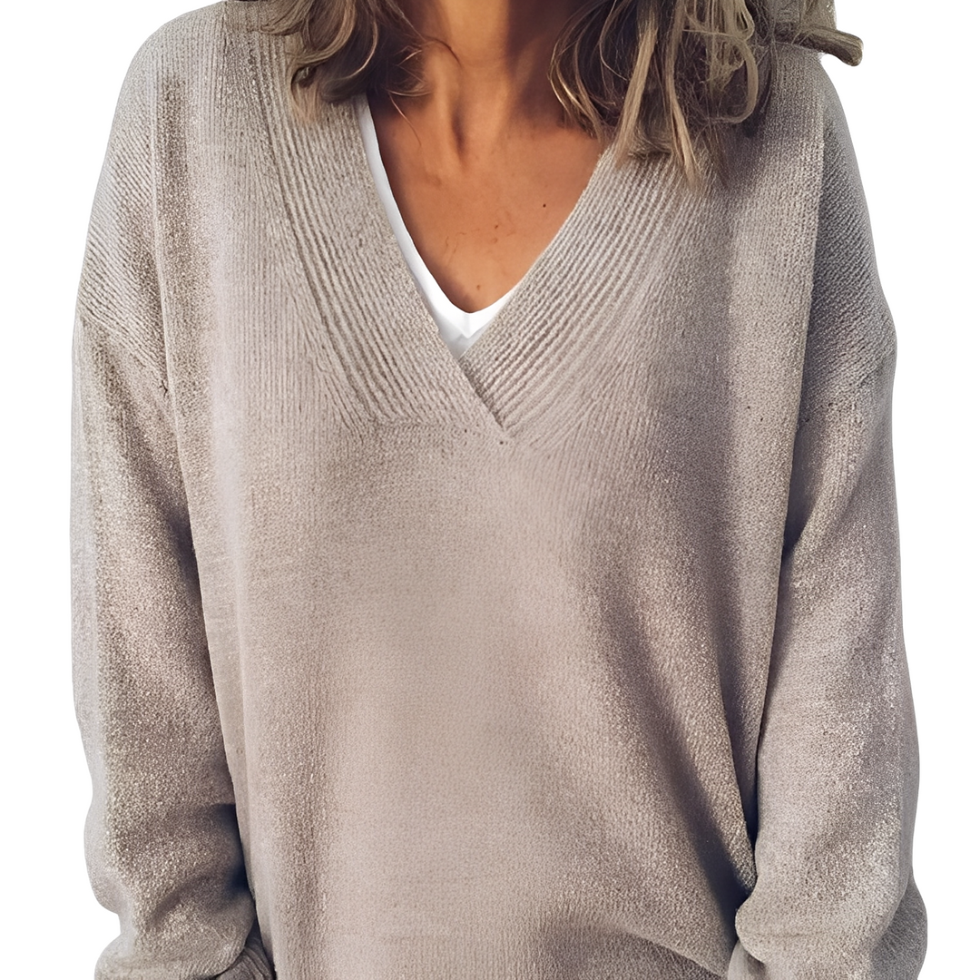 Camryn - Locker gestrickter Damenpullover