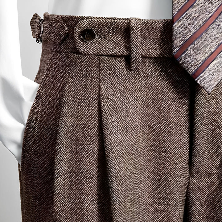 Osbert - Bequeme Tweed-Wollhose für Herren
