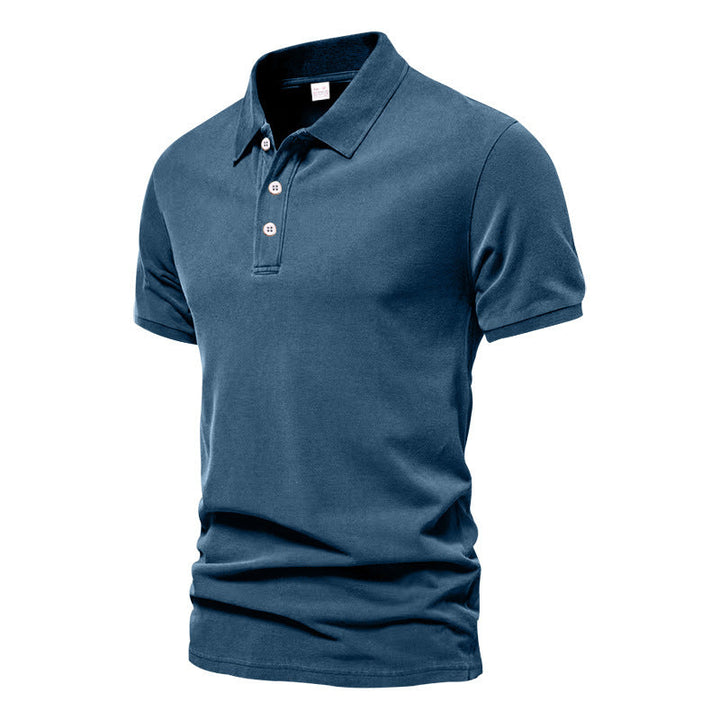 Evans - Bequemes Herren-Kurzarm-Poloshirt