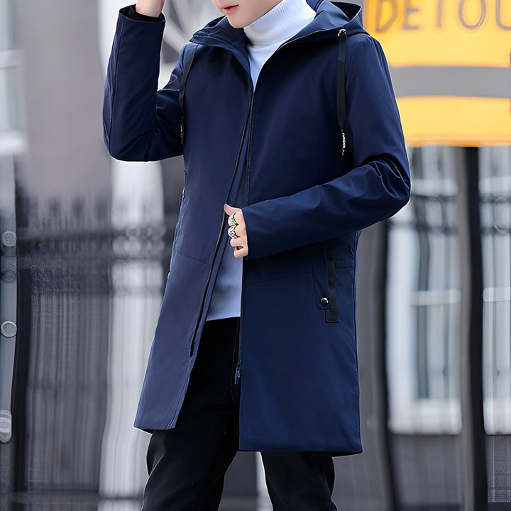 Derren - Bequeme, leichte Herrenjacke mit Kapuze