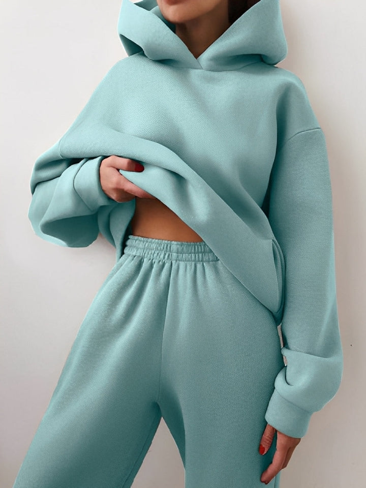 Jasmine - Bequemes Damen Jogging-Set mit Kapuze