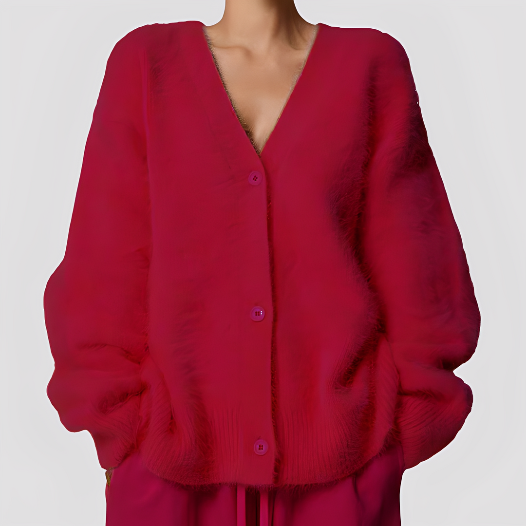 Lavena - Bequemer, lockerer Damen-Kaschmirpullover