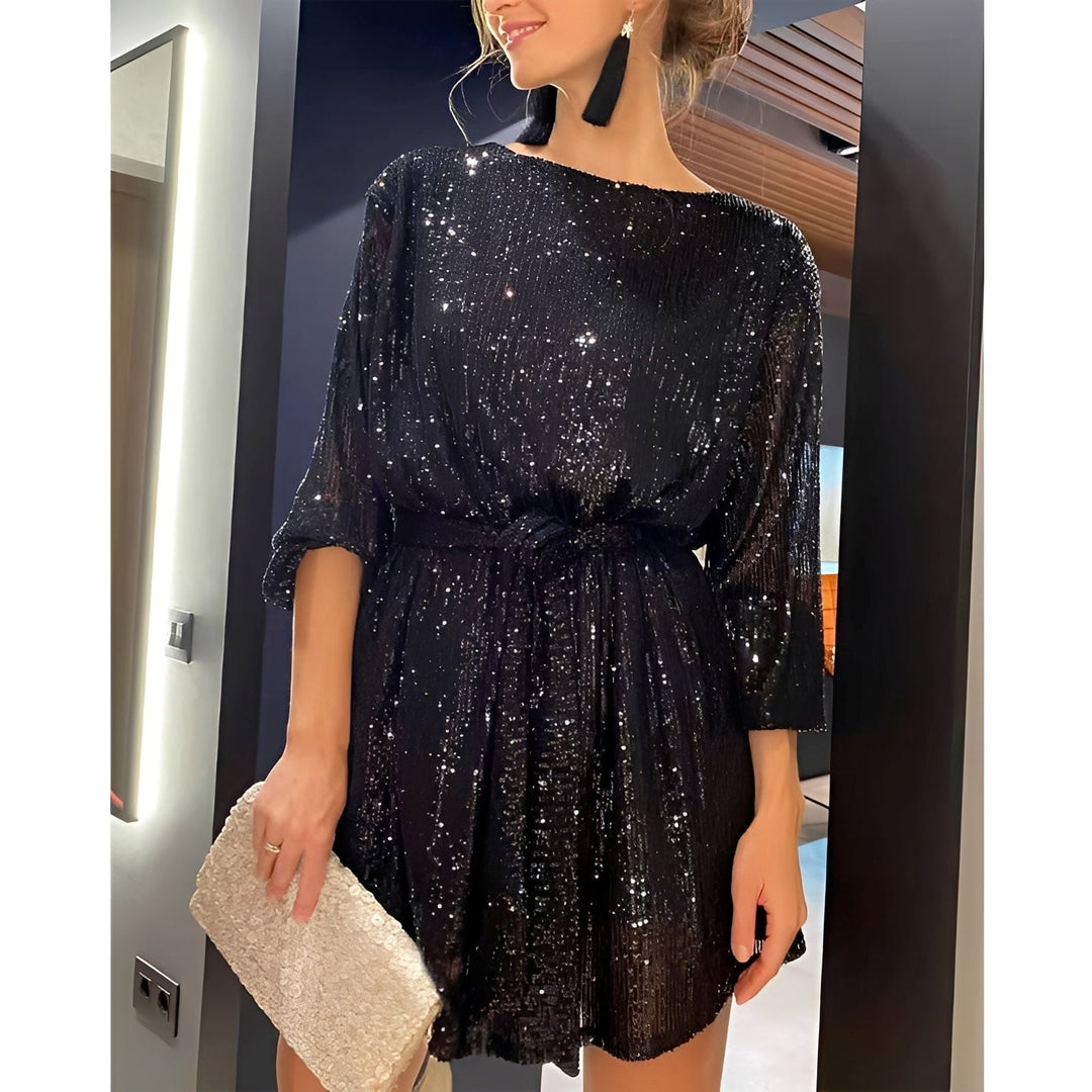 Mirabel - Glänzendes Damen-Minikleid für Partys