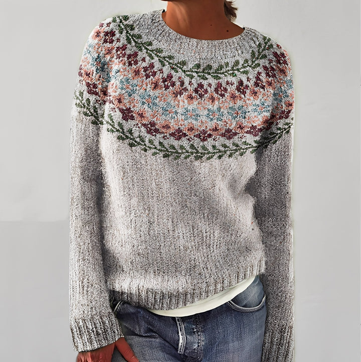 Heather - Traditioneller Damenpullover mit Design