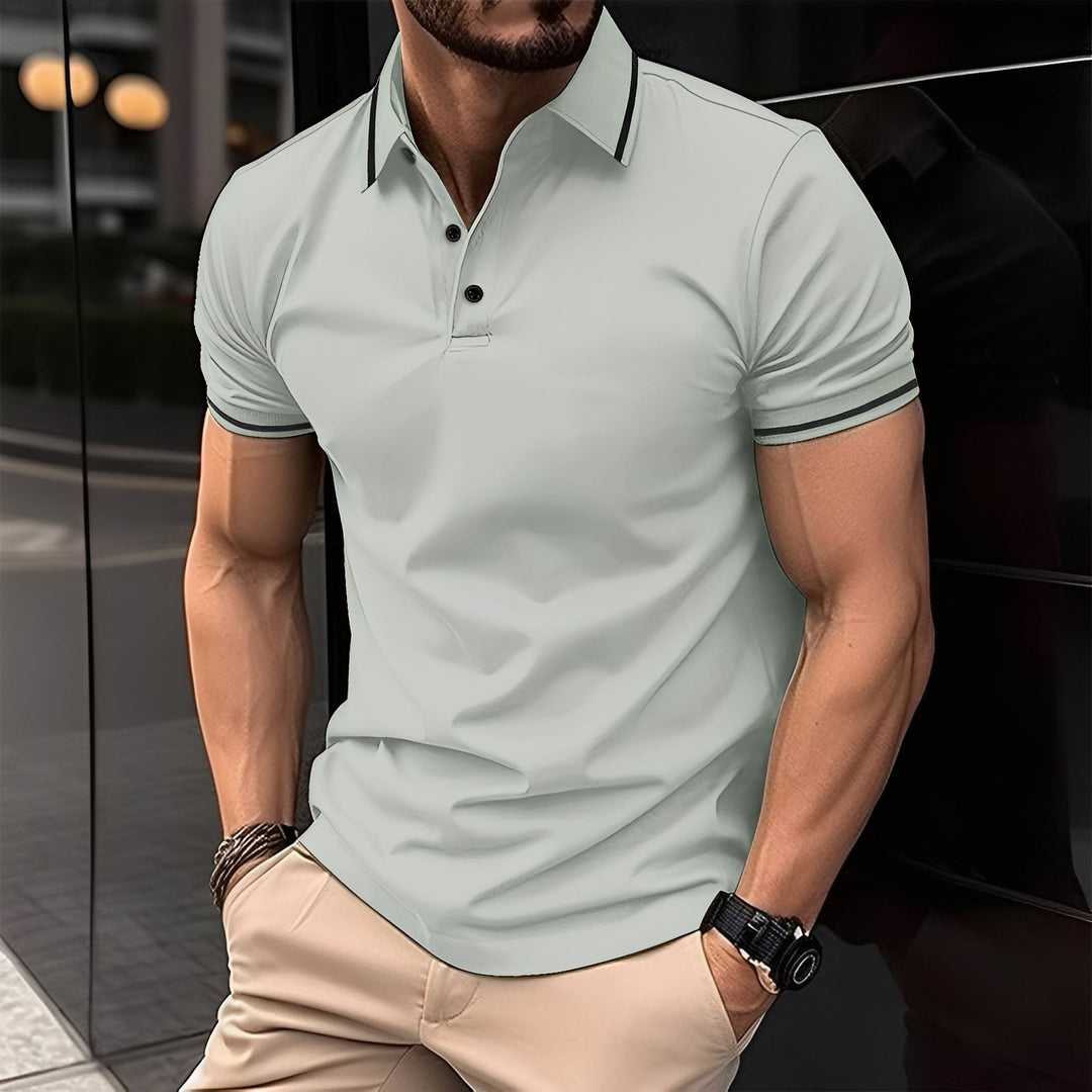 Mervyn - Komfortables, kurzärmeliges Herren-Sport-Poloshirt