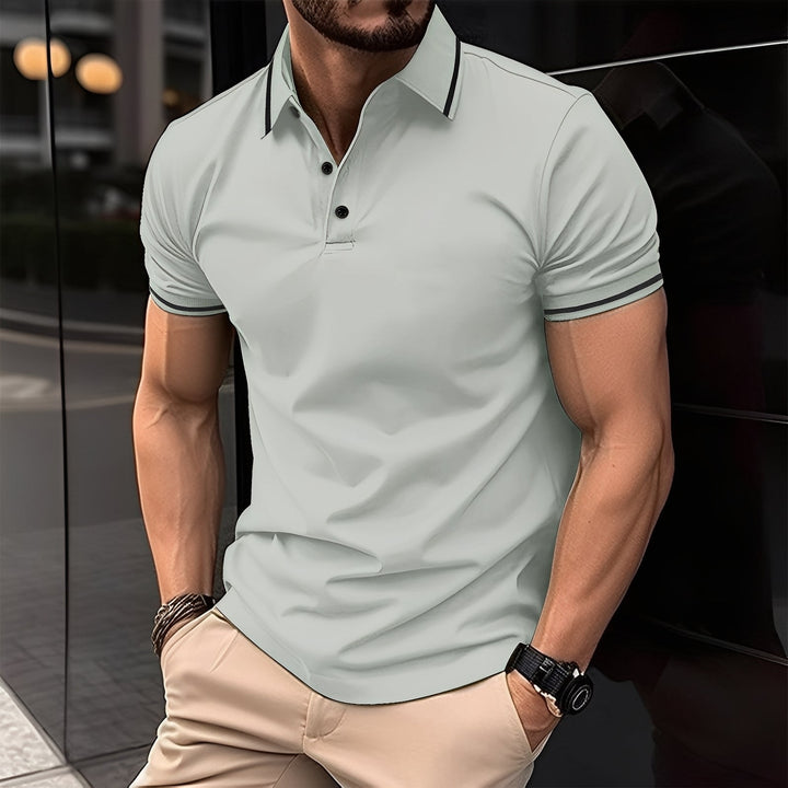 Mervyn - Komfortables, kurzärmeliges Herren-Sport-Poloshirt