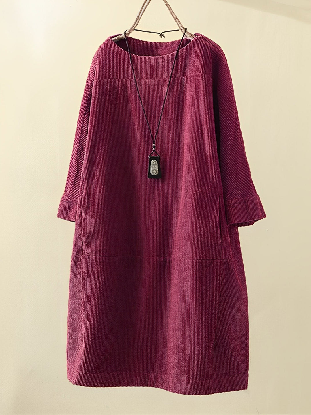 Amie - Leichtes, weites Damen-Cordkleid