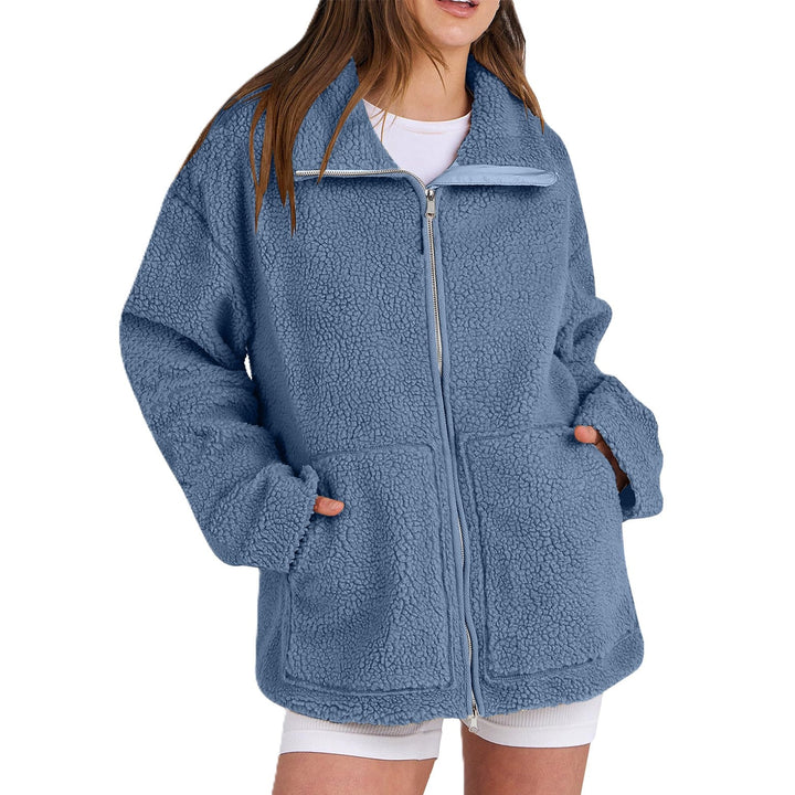 Evangelina - Gemütliche Frauenjacke aus Woll-Teddy