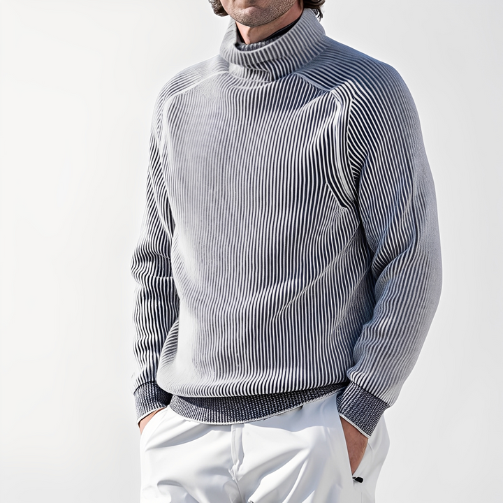 Jarrett - Herren Kaschmirpullover mit hohem Kragen