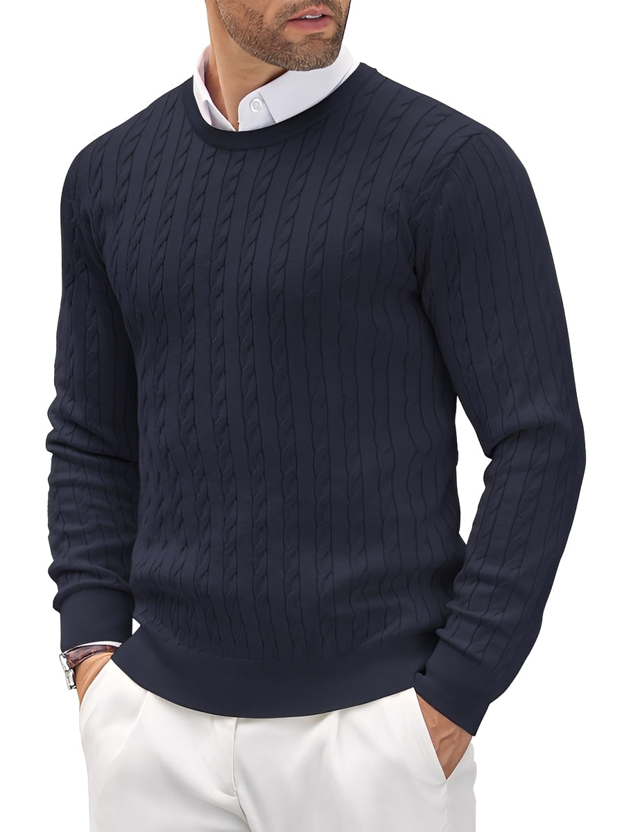 Romilly - Bequemer, schmaler Herrenpullover