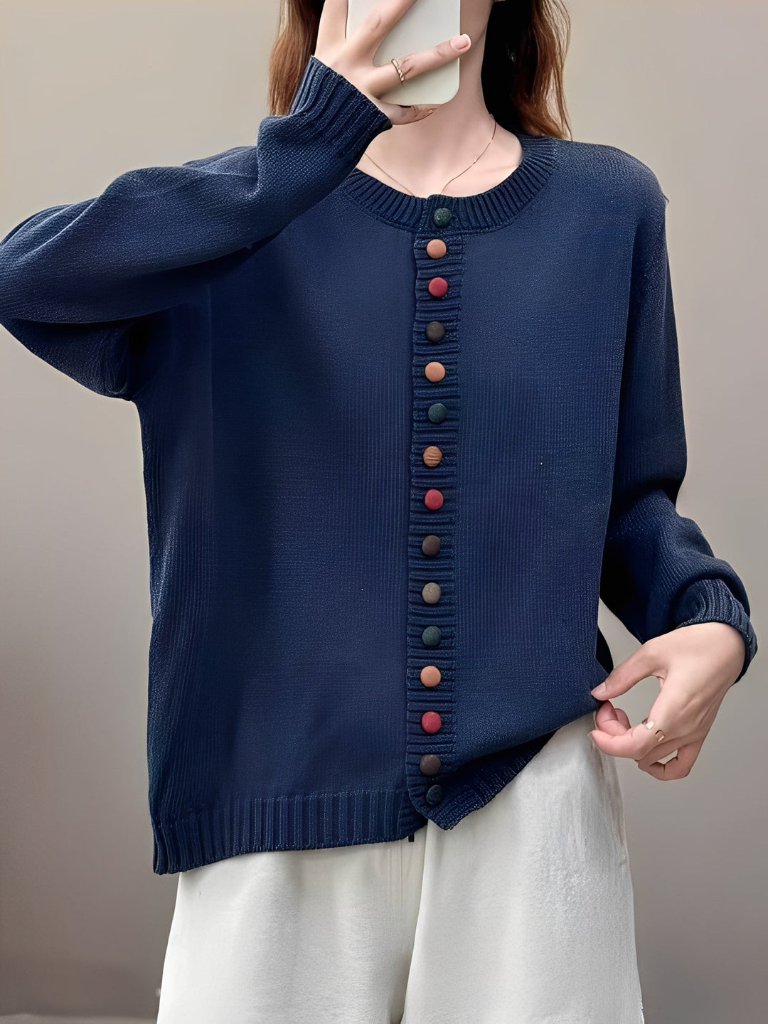 Rhonda - Stilvolle, leichte Damen-Strickjacke