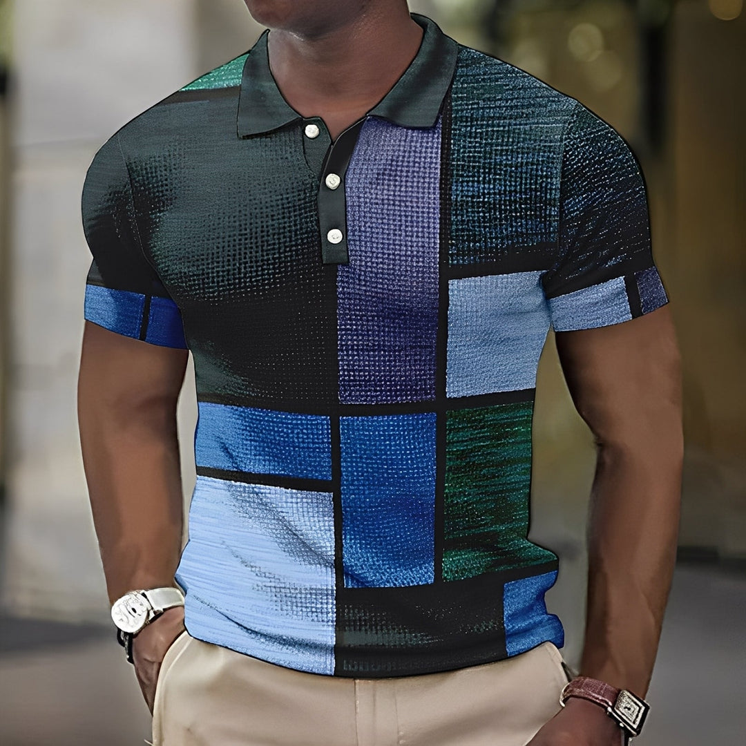 Reginald - Stilvolles buntes Poloshirt für Herren