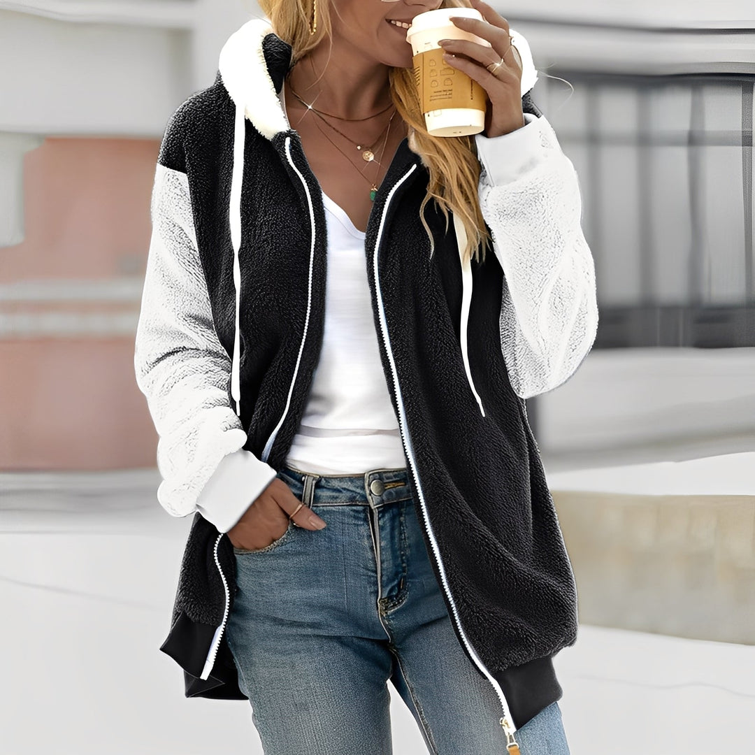 Rheanna - Damen Kapuzen-Fleecejacke für Gemütlichkeit