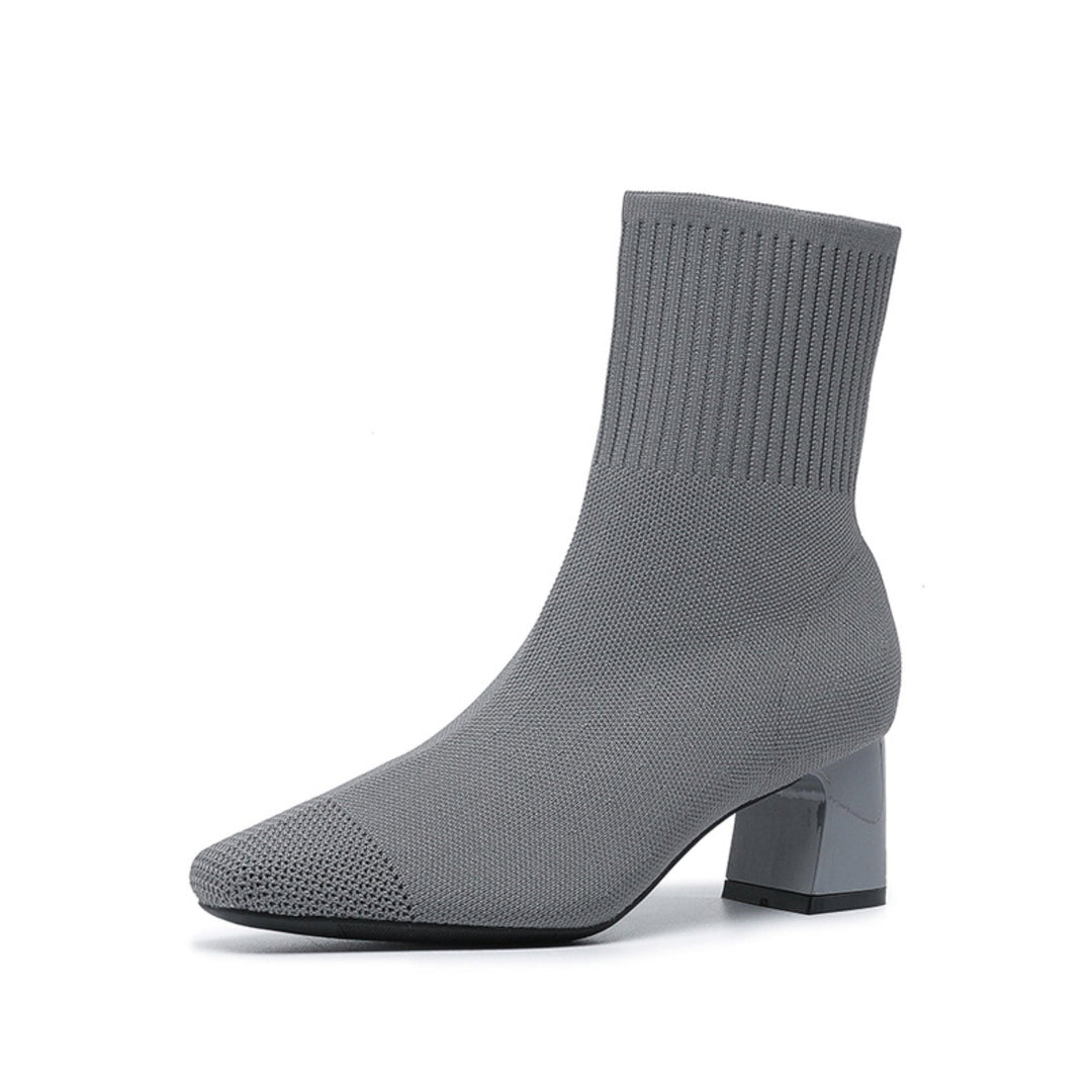 Elisha - Bequeme, warme Damenstiefel mit Absatz